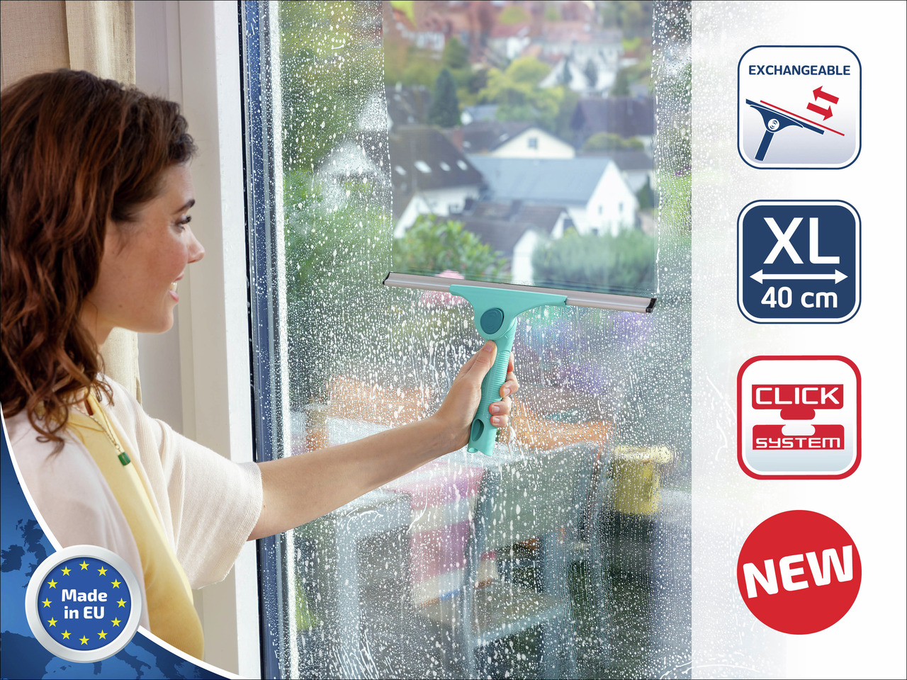 Čistač prozora slider xl bez drške - click system