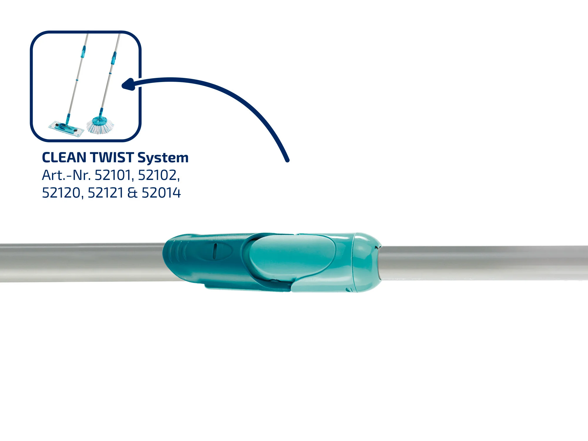 Rotirajuća drška za CLEAN TWIST - CLICK System
